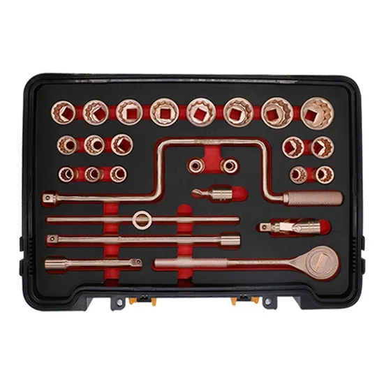 Taparia Non-Sparking 3/4 Drive Socket Set 20 Pcs BE-CU