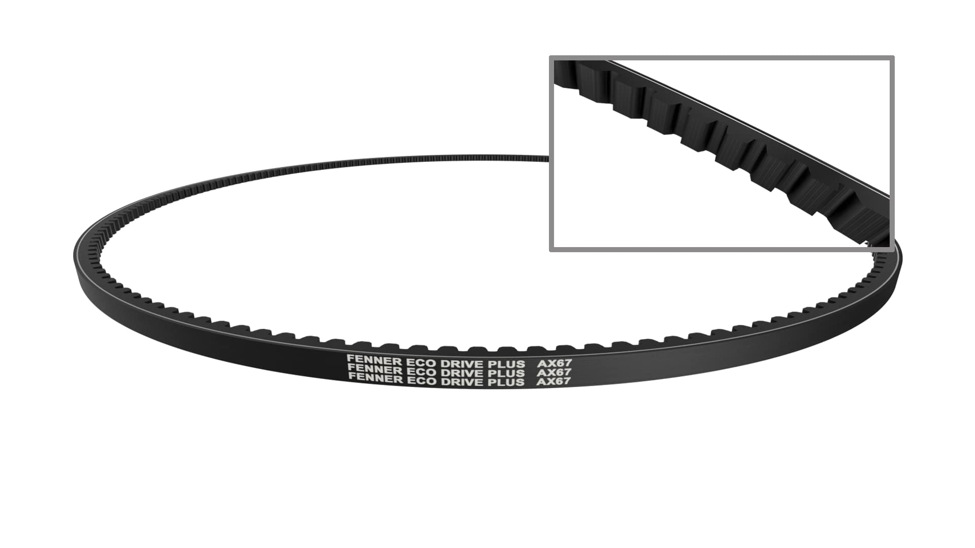 JK Fenner Classical C-Section V-Belt C36-C80