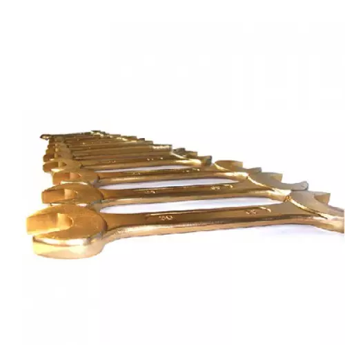 Taparia Non-Sparking Double Ended Open Jaw Spanner Set AL-BR