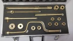 Taparia Non-Sparking 3/4 Drive Socket Set 15 Pcs BE-CU
