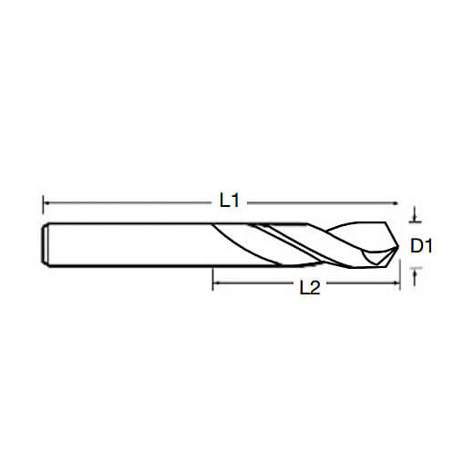 HSS Stub Series Parallel Shank Twist Drill 15mm Series - Thumbnail 3