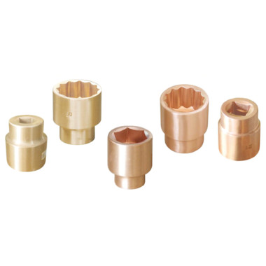 Taparia Non-Sparking 1/2 Square Drive Sockets AL-BR